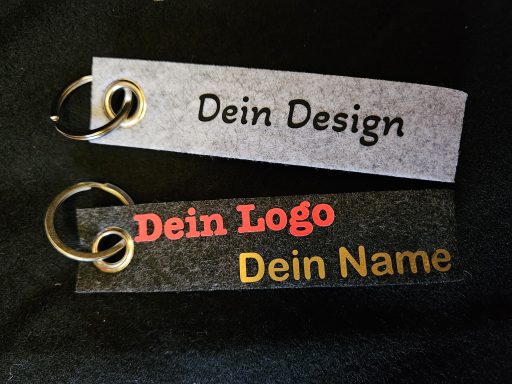 Individuelle Schlüsselanhänger
