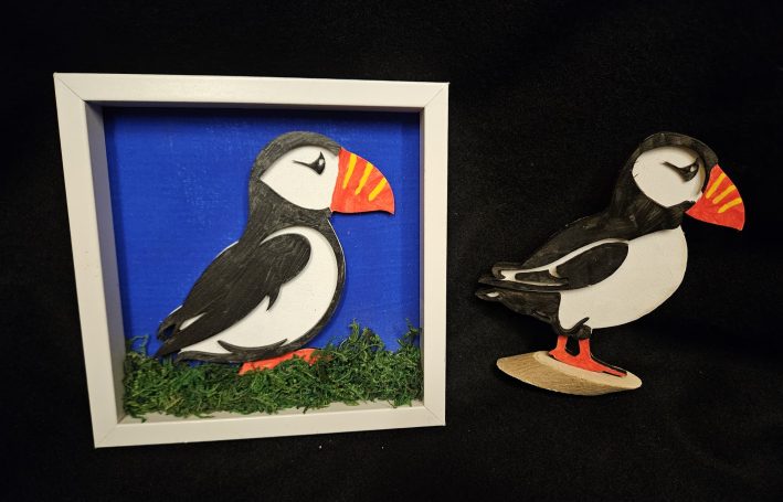 Puffin in Bilderrahmen